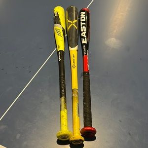 4 Used bats- my son outgrew. Used but high quality bats.  One was over 300$